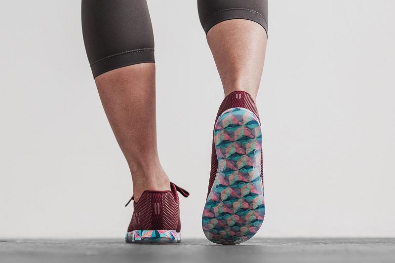 Women's Nobull Cabernet Prism Trainers Dark / Red | SG G3097S